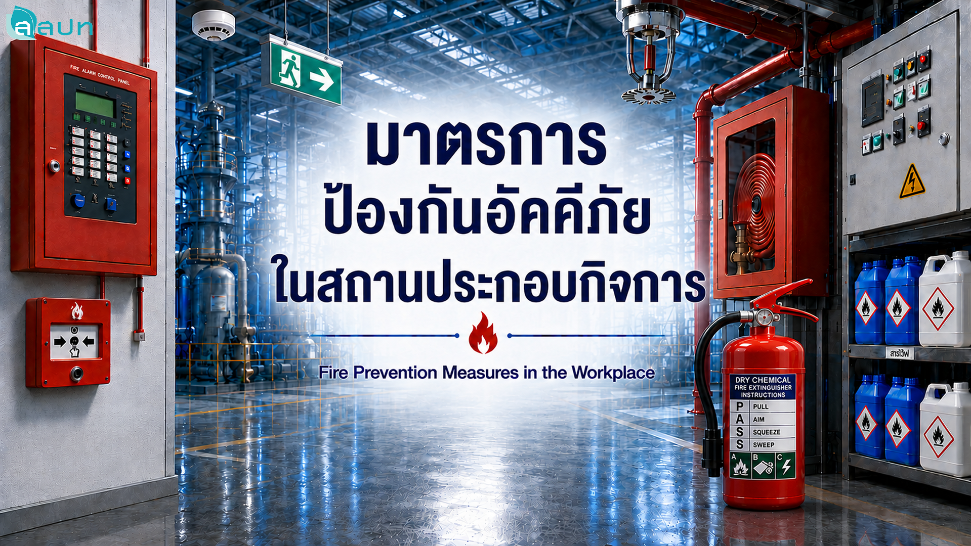 รูปภาพคอร์ส มาตรการป้องกันอัคคีภัยในสถานประกอบกิจการ